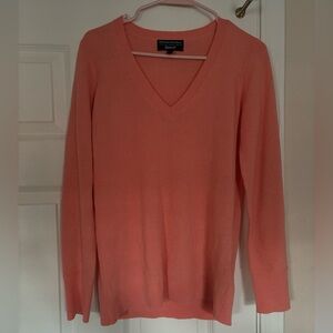 Banana Republic Coral Merino Wool/cashmere blend sweater